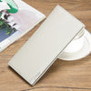 Baellerry Thin Soft Solid Color Long Vertical Photo Cash Card Wallet for Men