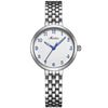 MEIBIN 1051 Ladies Quartz Watch Waterproof Fashion Steel Belt