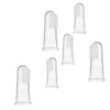 6pcs THREE BEAEVERS Baby Finger Toothbrush Super-soft BPA Free Silicone Teeth Gums Tongue