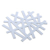 Table Insulation Pad Snowflake Heat-resistant Placemat Hollow Casserole Mat 5pcs