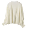 Knitted Women Pullover Long Sleeve Round-neck Sweater