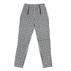 Women Pencil Pants Slim-fit Plaid High Waist