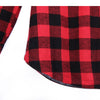 Fashion Plaid Hoodie Sweatshirt Coat Long Sleeve Blouse