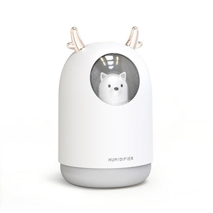 MC - 002 Mini Pet Humidifier Humidifying Moisturizing with Colorful Night Light