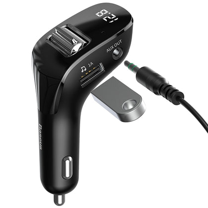 Baseus Streamer F40 AUX Wireless MP3 Car Charger Bluetooth 5.0 FM Transmitter