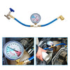 R134A Car Air Conditioning Recharge Measuring Hose Gauge Refrigerant Pipe with Opener