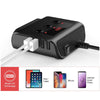 TR12 Delayed Three Car Cigarette Lighter With A Display Switching Voltage Charging Car Cigarette Lighter 100W 4USB