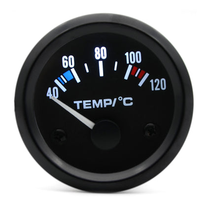 52mm Water Temperature Gauge ℃ Unit Built-in LED Light Sensitive Measurement Premium ABS Shell