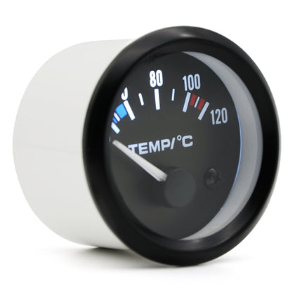 52mm Water Temperature Gauge ℃ Unit Built-in LED Light Sensitive Measurement Premium ABS Shell