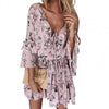 2022 Summer Beach Loose Ruffles Dresses For Women Plus Size Femme Robe