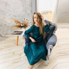 Women Vintage Sashes Satin A-line Dress Lantern Sleeve O Neck Solid Elegant Casual Party 2022 Summer OL New Fashion